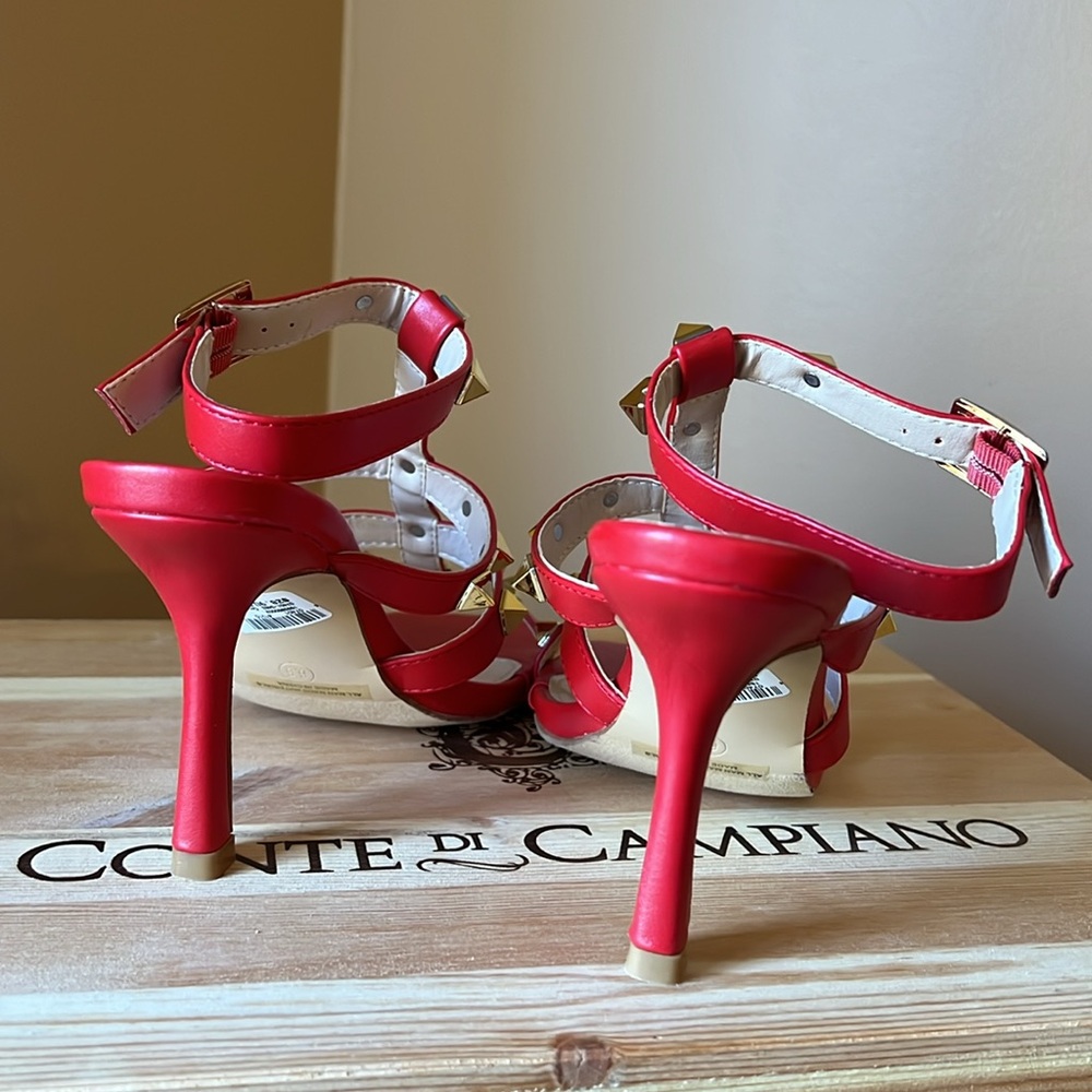 Red Spikes Heels - Picture 4 of 5